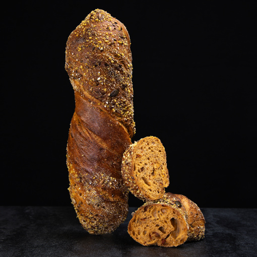 Tomate-Basilikum-Baguette