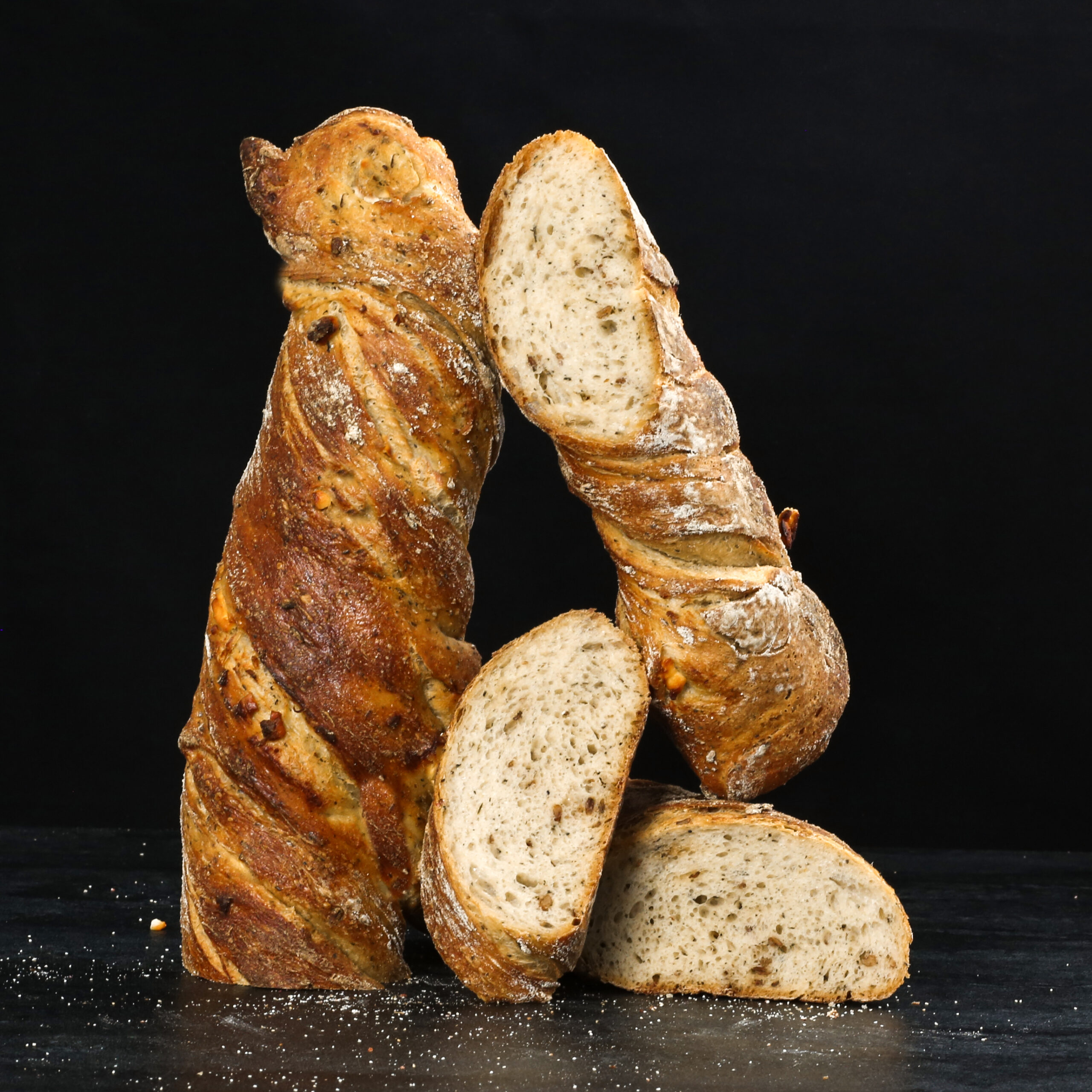 Bohnenkraut-Zitrone-Baguette