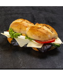 Käse-Doppel - belegtes Doppelbrötchen