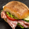 Salami-Roggen - belegtes Roggenkrüstchen